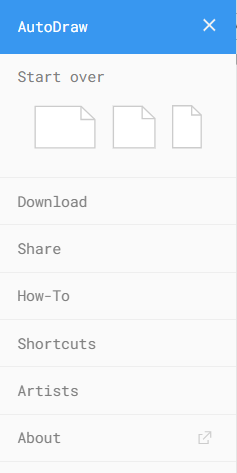 용지 크기와 다운로드 버튼