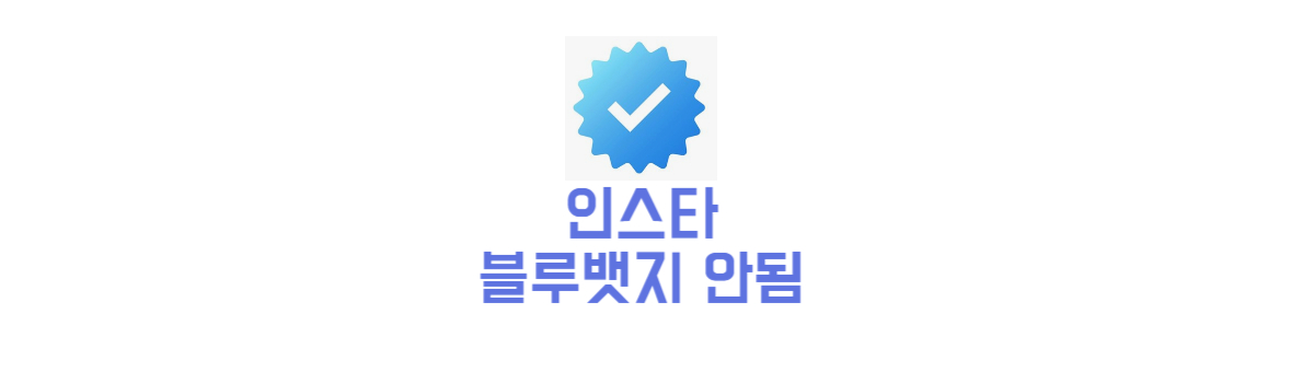 인스타 블루뱃지 안됨 인증 실패하는 이유 - 구독 조건 섬네일
